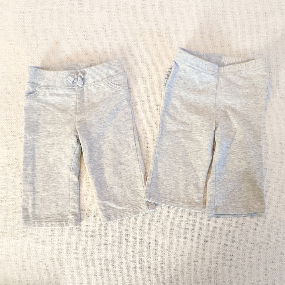 Jumping Beans Baby Girls' Pants Trousers Bottoms - Grey, 6 Months